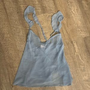 Victoria secret sheer top with tag! See description! TOP only size large!